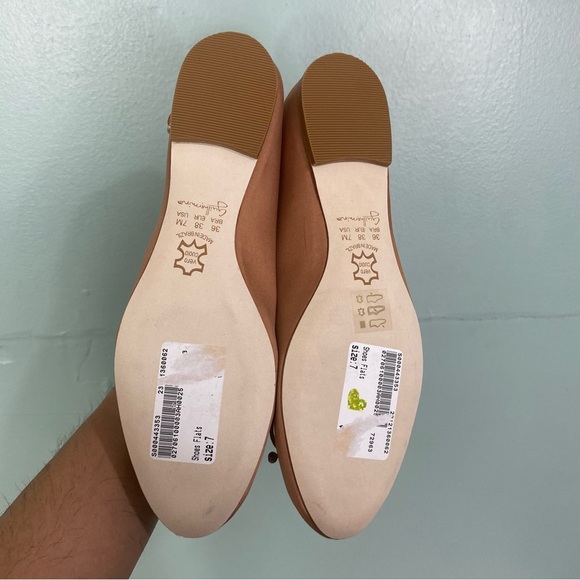 Anthropologie Guilhermina Embellished Pink Ballet Flats Sz 7‎ - Picture 10 of 10